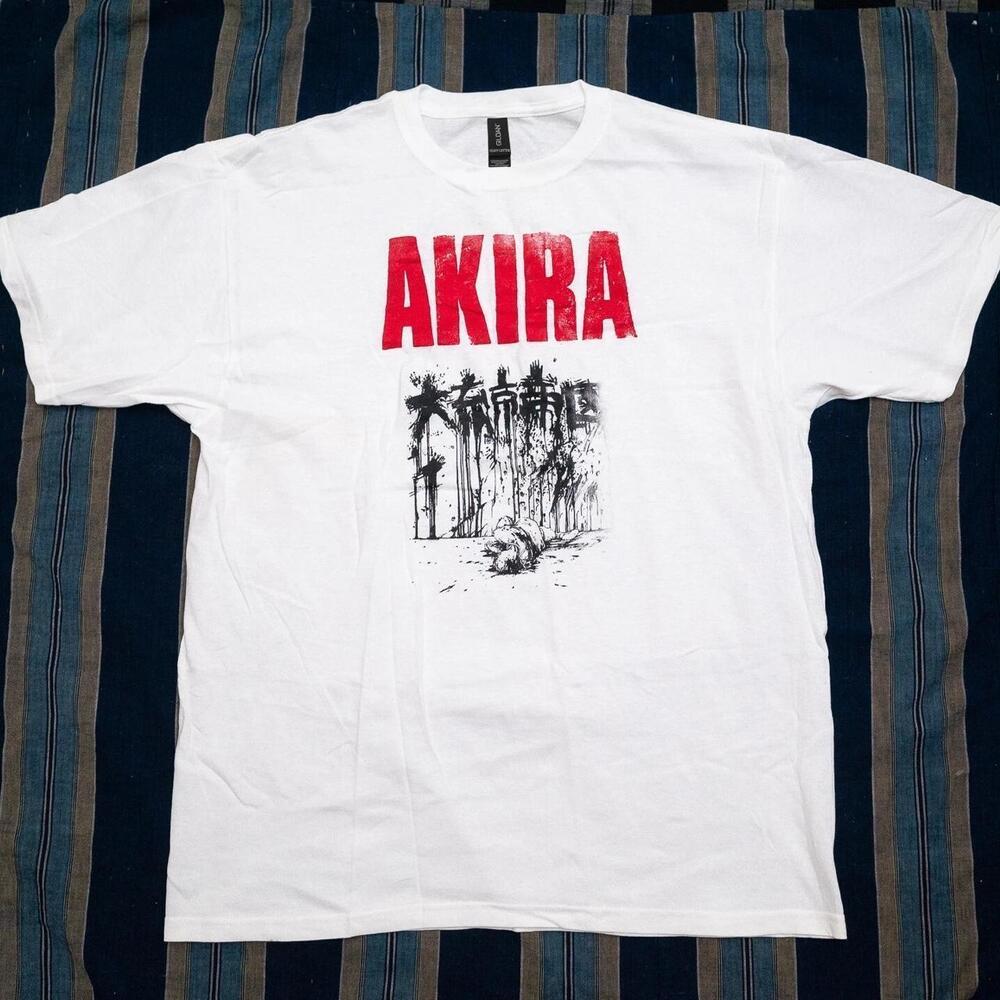 White Akira Graphic Tee